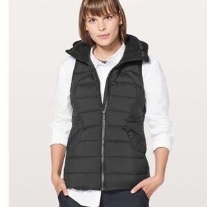 Lululemon Athletica Black Puffer Vest